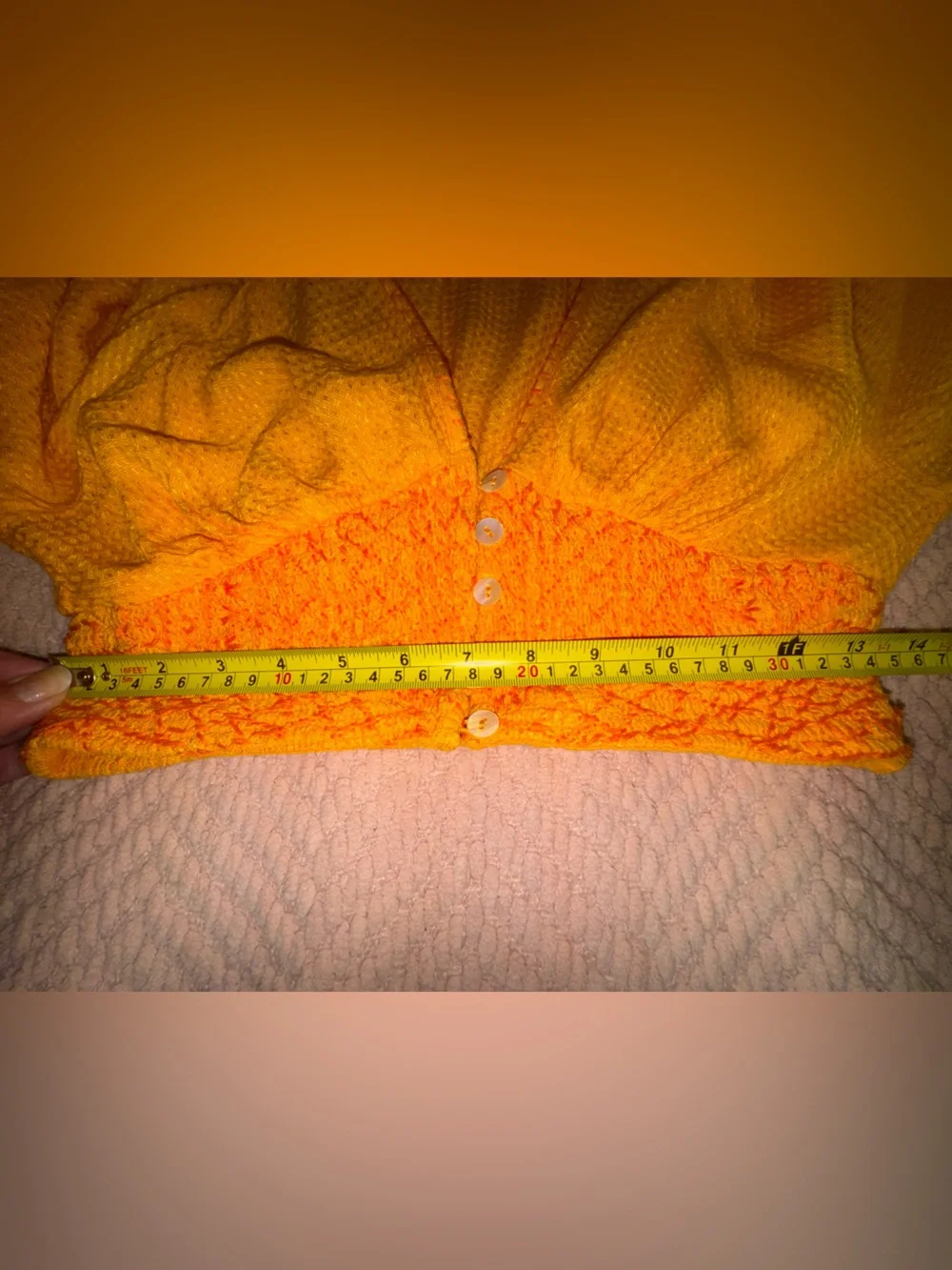 Free People Southset Matching Top & Shorts Set Orange Size Small